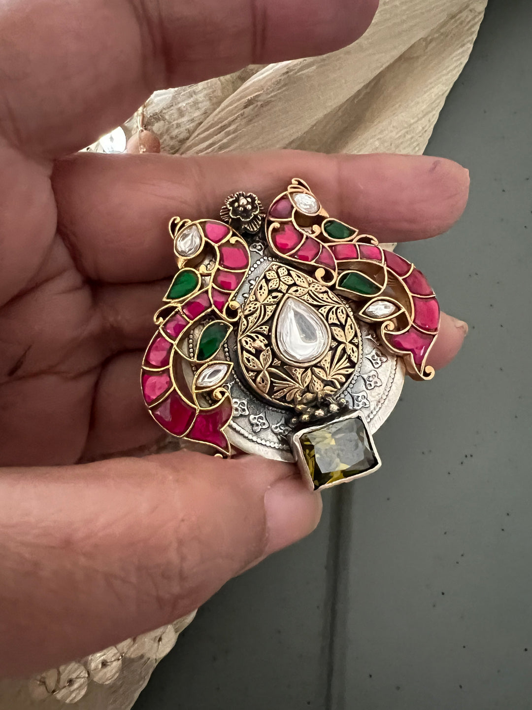 Statement Big 925 Silver Ring – Crafted for Elegance