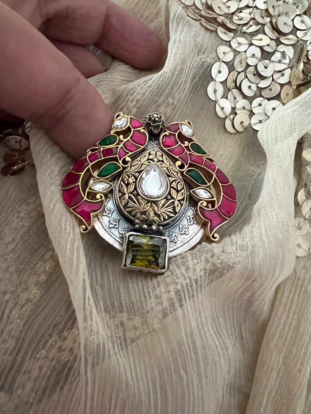 Statement Big 925 Silver Ring – Crafted for Elegance