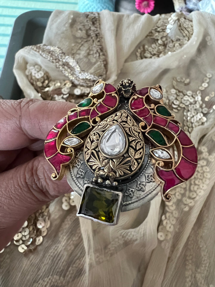 Statement Big 925 Silver Ring – Crafted for Elegance