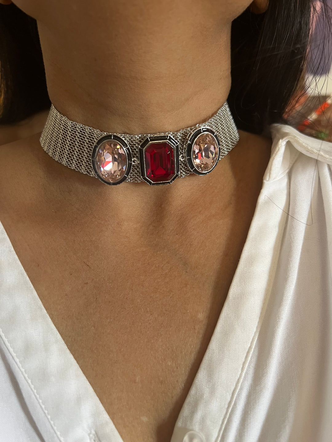 Exquisite Austrian Crystal Necklace Set: Designer Premium Quality