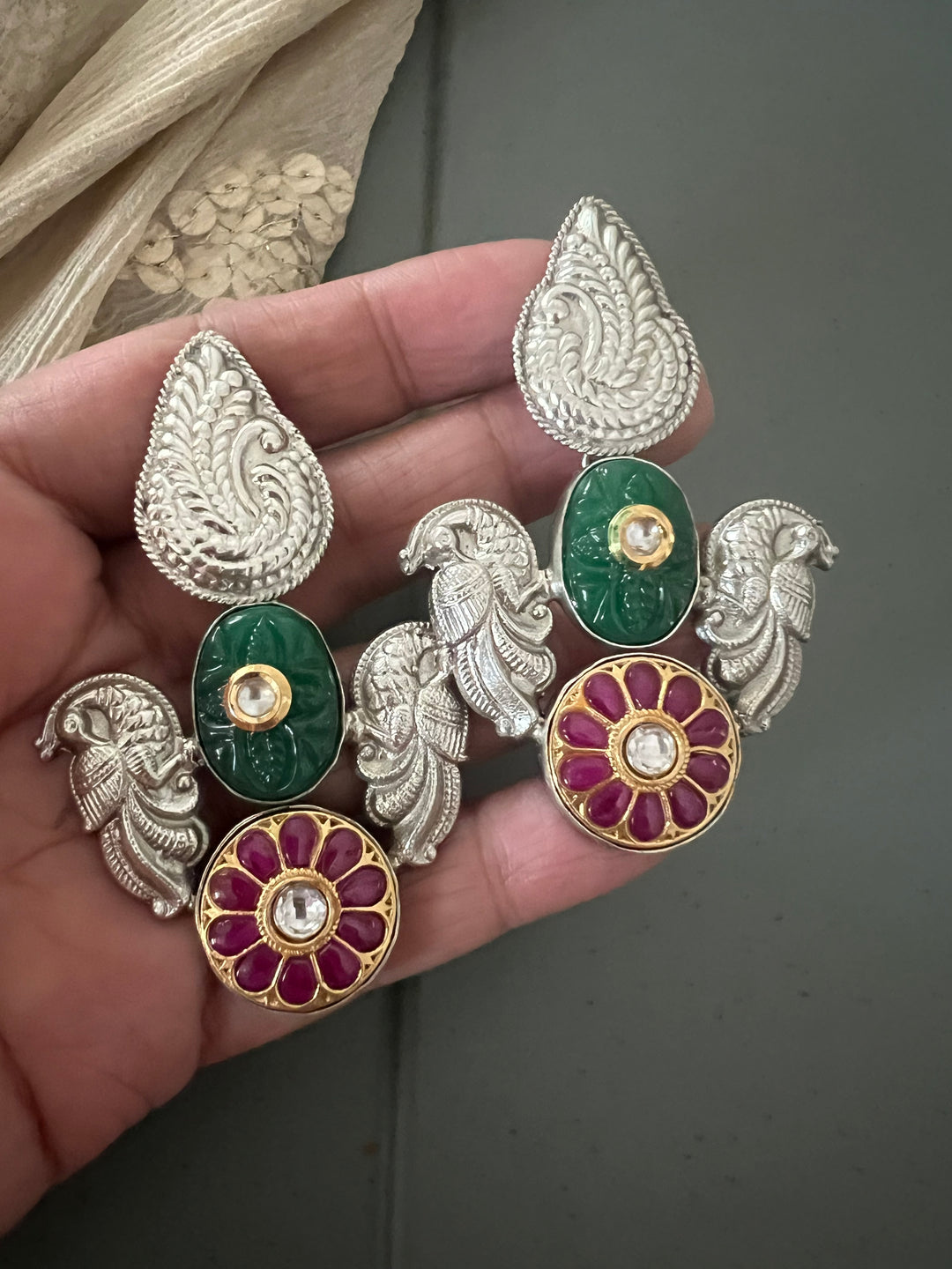 Statement Earrings with High-Quality Materials