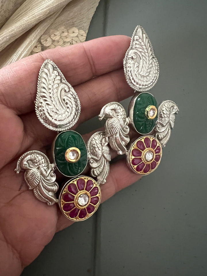 Statement Earrings with High-Quality Materials