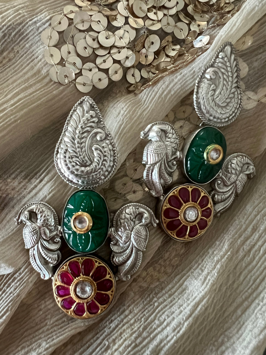 Statement Earrings with High-Quality Materials