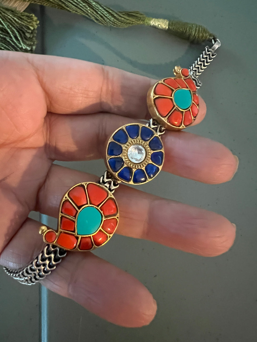 Light and Elegant 925 Silver Kundan Choker Necklace Set – Perfect for Destination Weddings