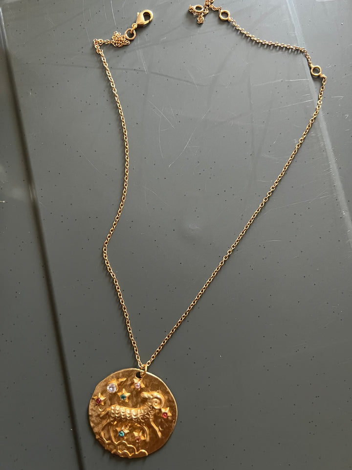 Taurus Zodiac Gemstone Pendant – SHIVKA