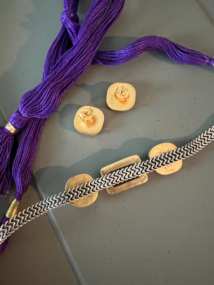 Light and Elegant 925 Silver Kundan Choker Necklace Set – Perfect for Destination Weddings