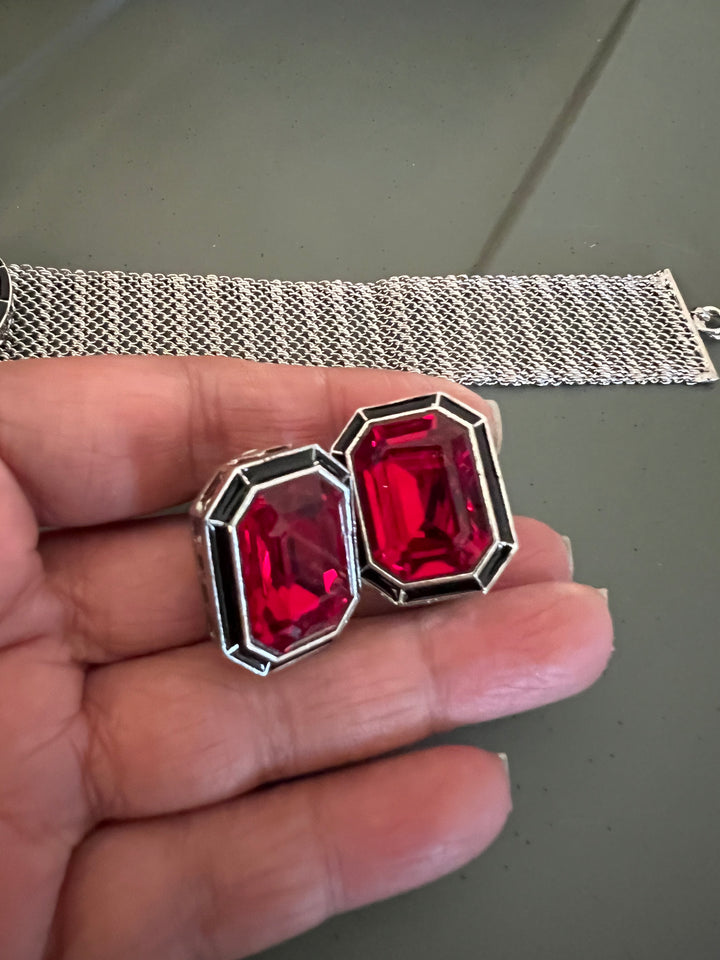 Exquisite Austrian Crystal Necklace Set: Designer Premium Quality