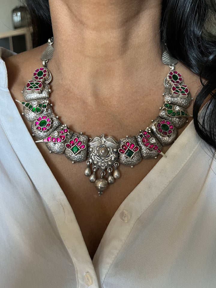 SHIVKA VINTAGE Pure 925 Silver Necklace