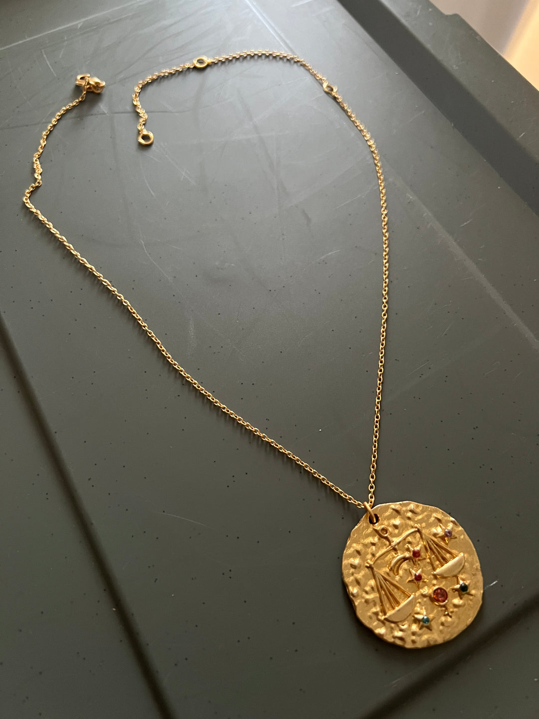 Libra Zodiac Gemstone Pendant – SHIVKA