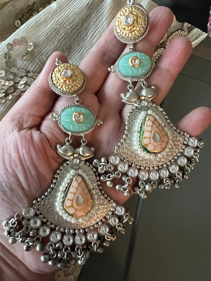 Statement Earrings with High-Quality Materials