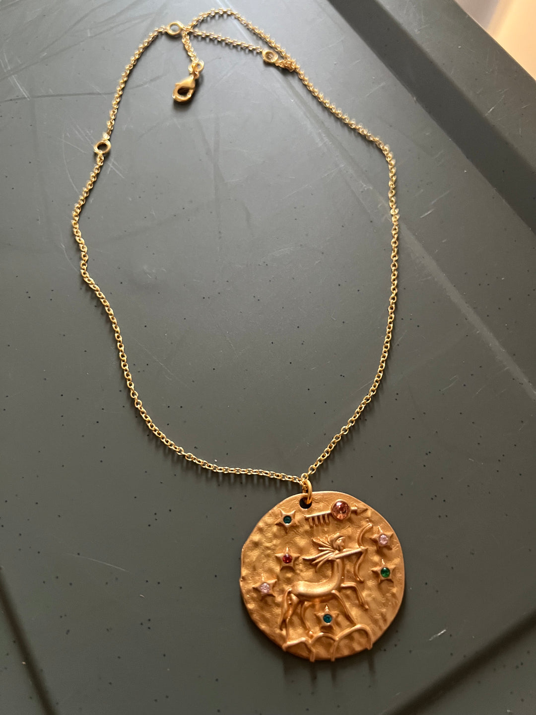 Sagittarius Zodiac Gemstone Pendant – SHIVKA