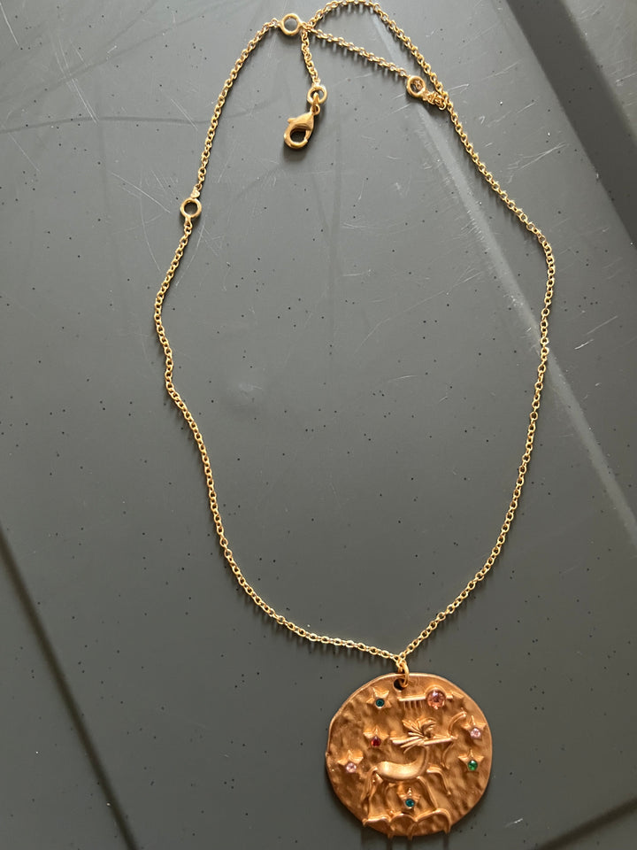 Sagittarius Zodiac Gemstone Pendant – SHIVKA