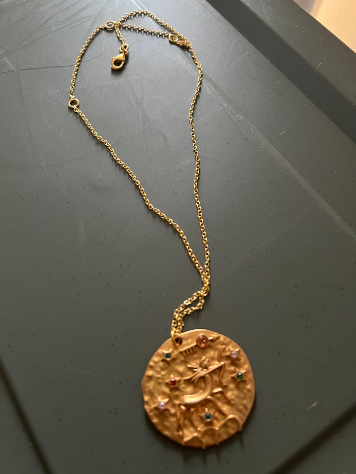 Sagittarius Zodiac Gemstone Pendant – SHIVKA