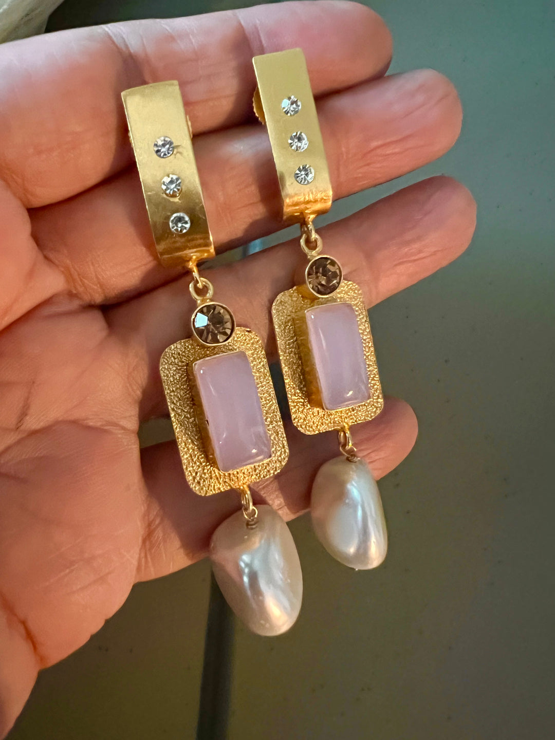 Statement Earrings with High-Quality Materials