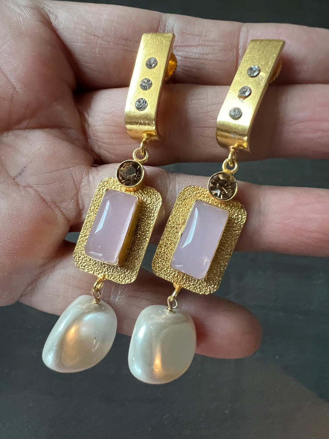 Statement Earrings with High-Quality Materials