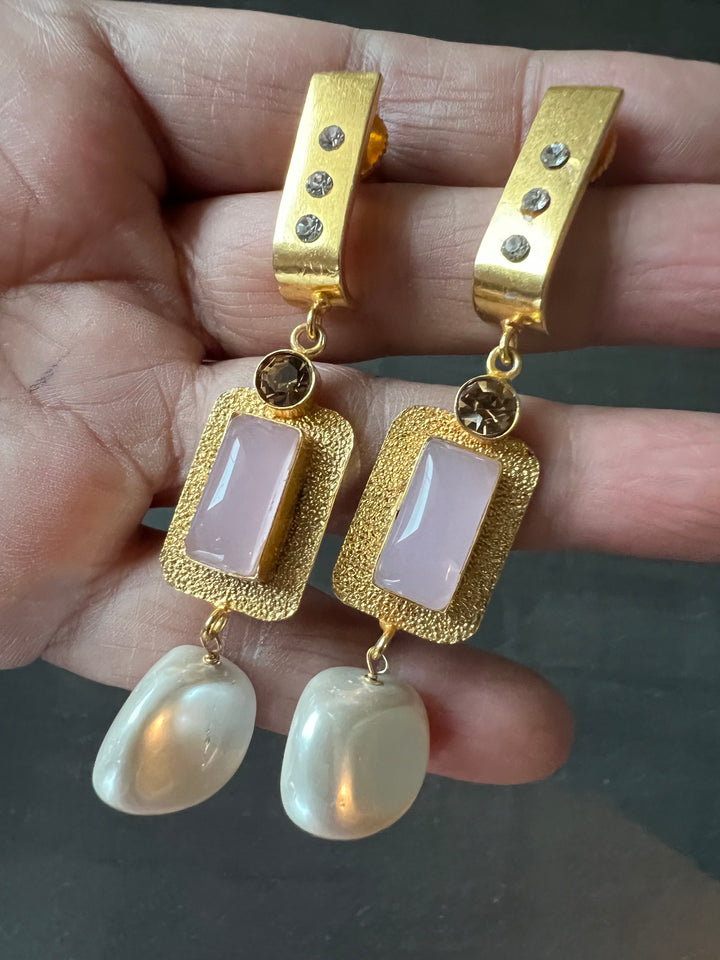 Statement Earrings with High-Quality Materials