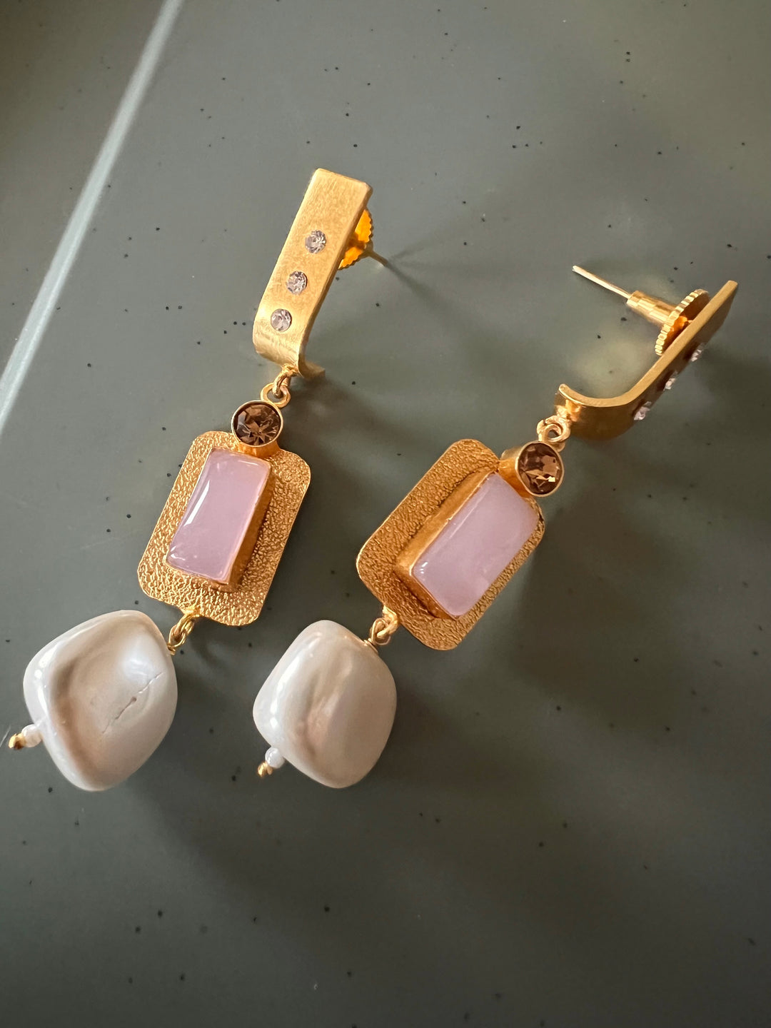 Statement Earrings with High-Quality Materials