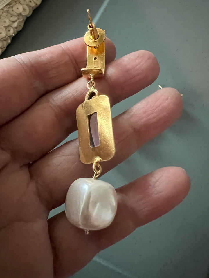 Statement Earrings with High-Quality Materials