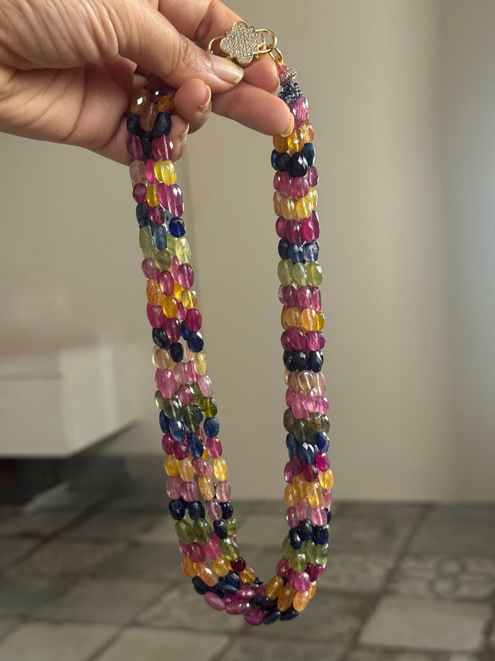 Multi Sapphire Necklace