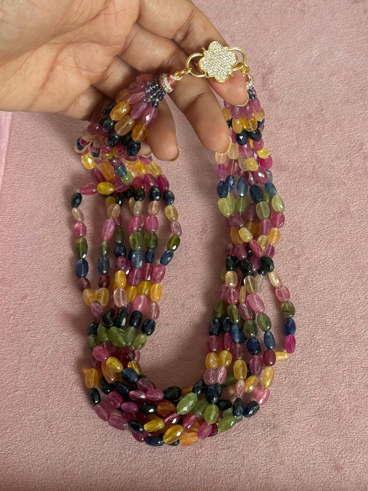 Multi Sapphire Necklace