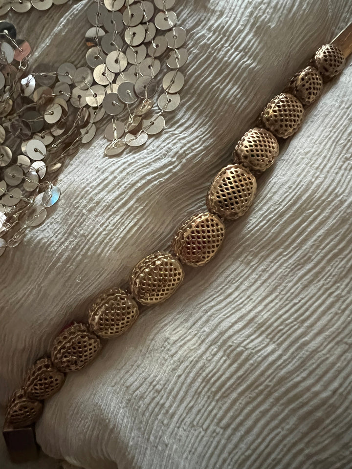 925 Silver Semi Prescious Bracelet | SHIVKA Statement Bracelet