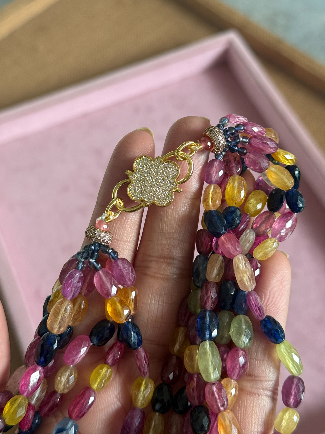 Multi Sapphire Necklace