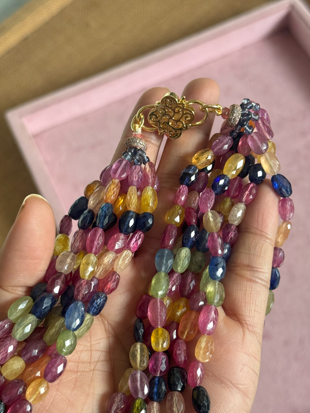 Multi Sapphire Necklace