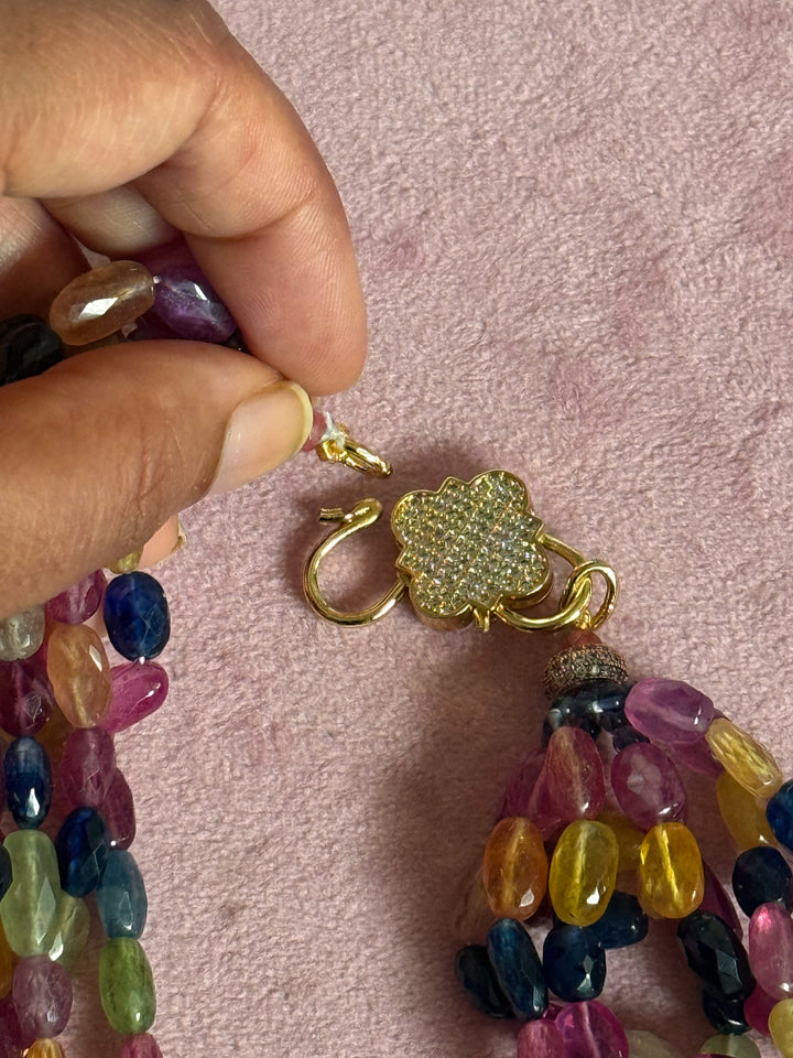 Multi Sapphire Necklace