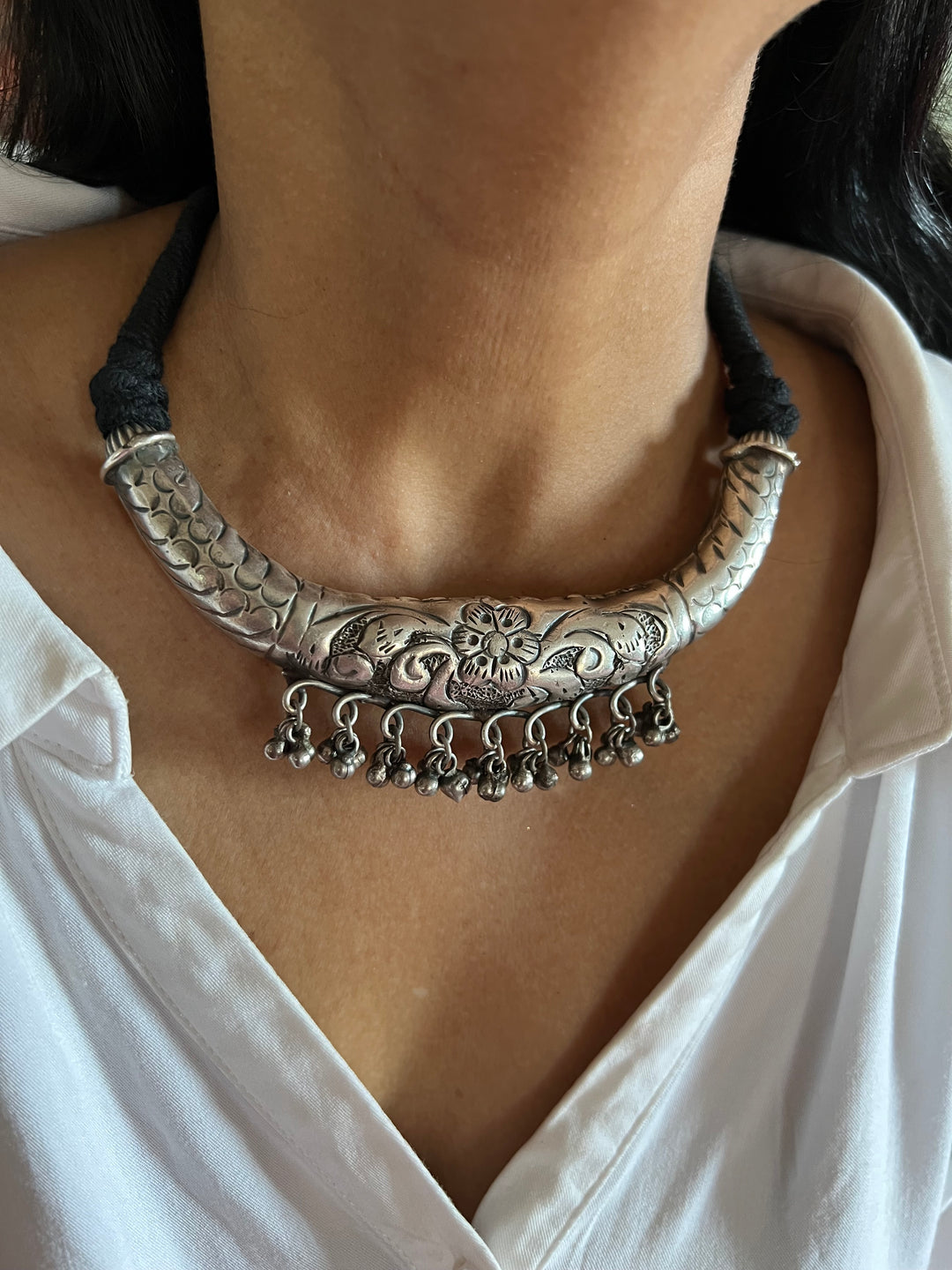 Statement Tribal Hasli Necklace
