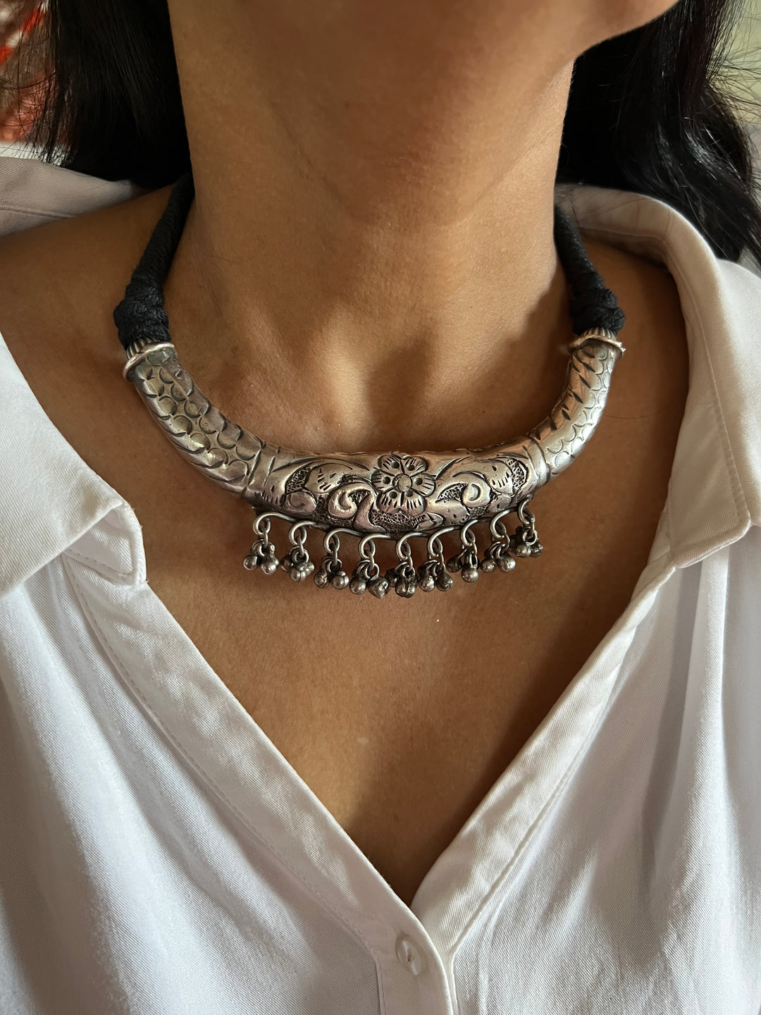 Statement Tribal Hasli Necklace
