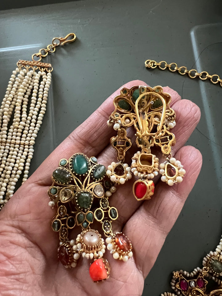 Victorian 925 Silver Necklace Set – Royal One Piece Only