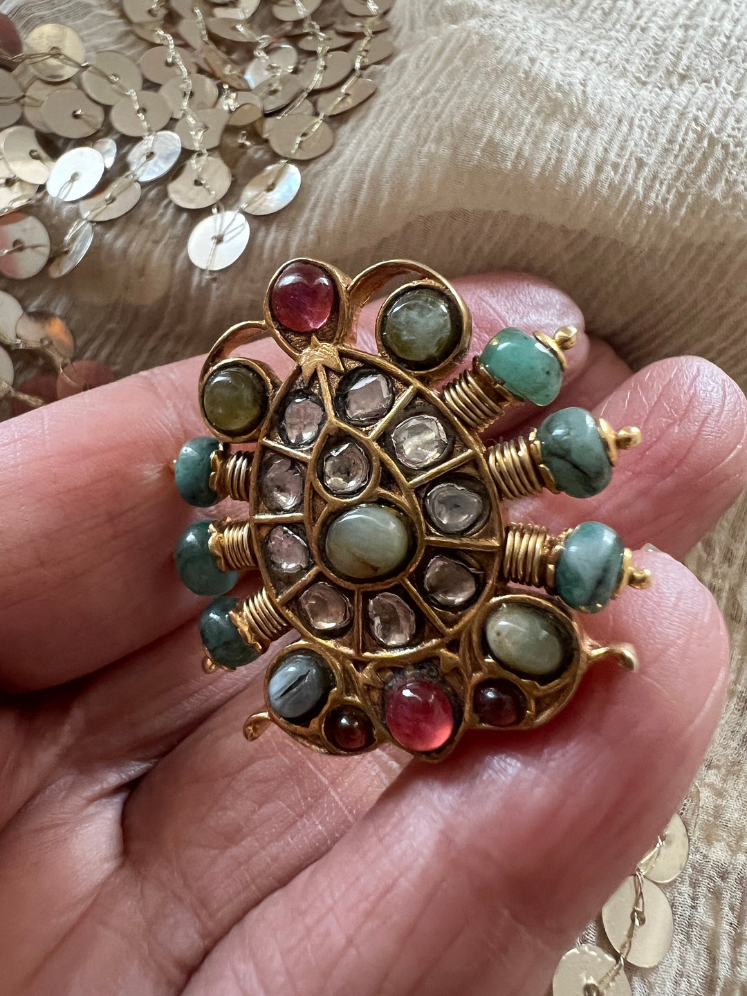 Handmade Vintage Victorian 925 Silver Ring