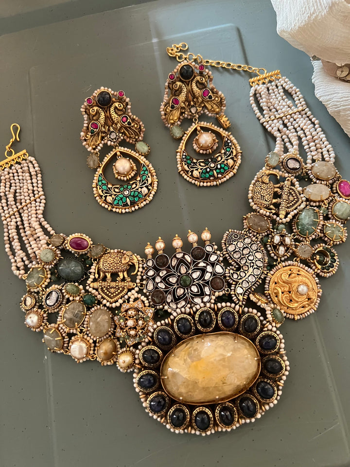 Victorian Silver Bridal Set | SHIVKA