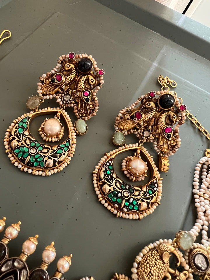 Victorian Silver Bridal Set | SHIVKA