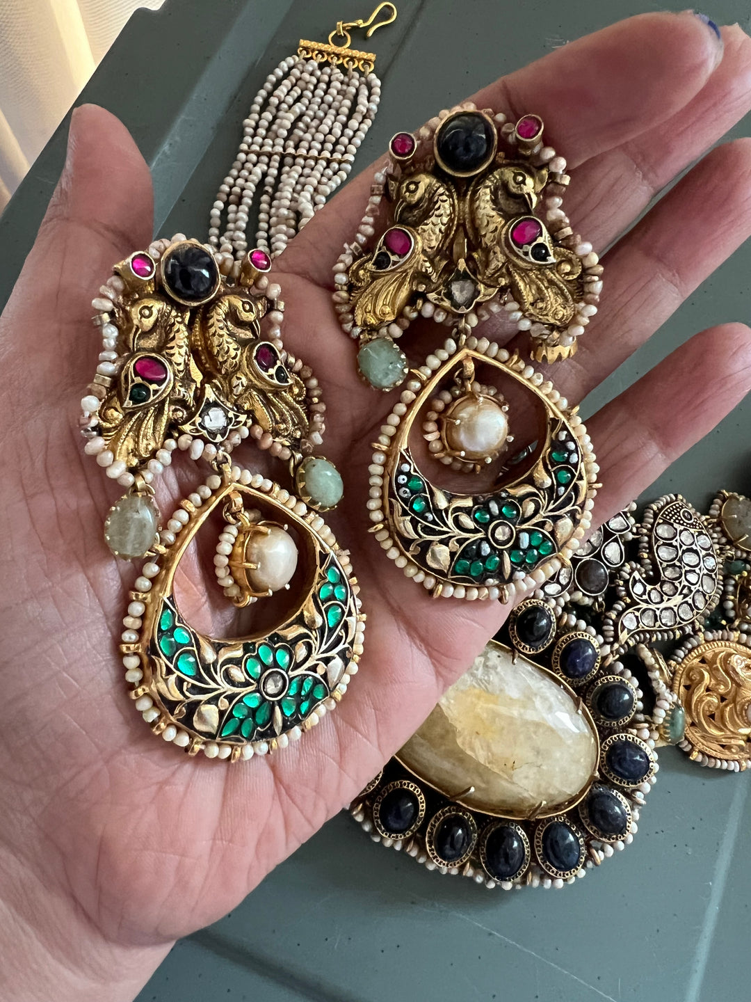 Victorian Silver Bridal Set | SHIVKA