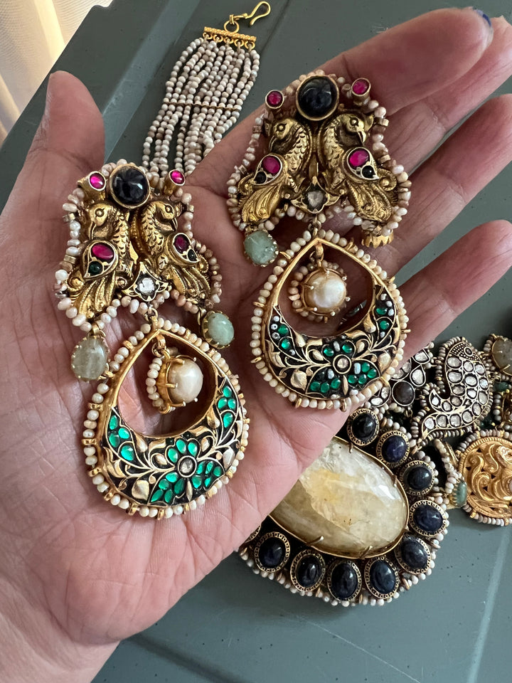 Victorian Silver Bridal Set | SHIVKA