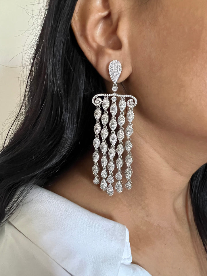 Victorian Faux Diamond Earrings