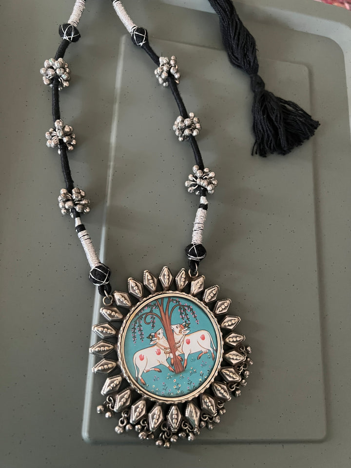 Statement Tribal Handpainted Necklace
