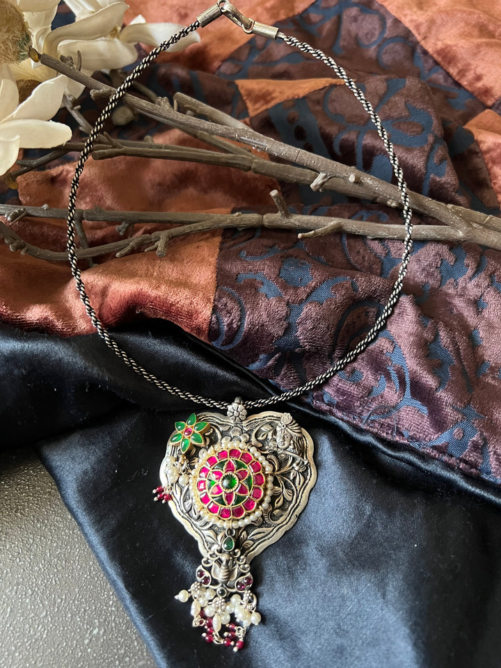 Pure 925 Silver Hasli Necklace