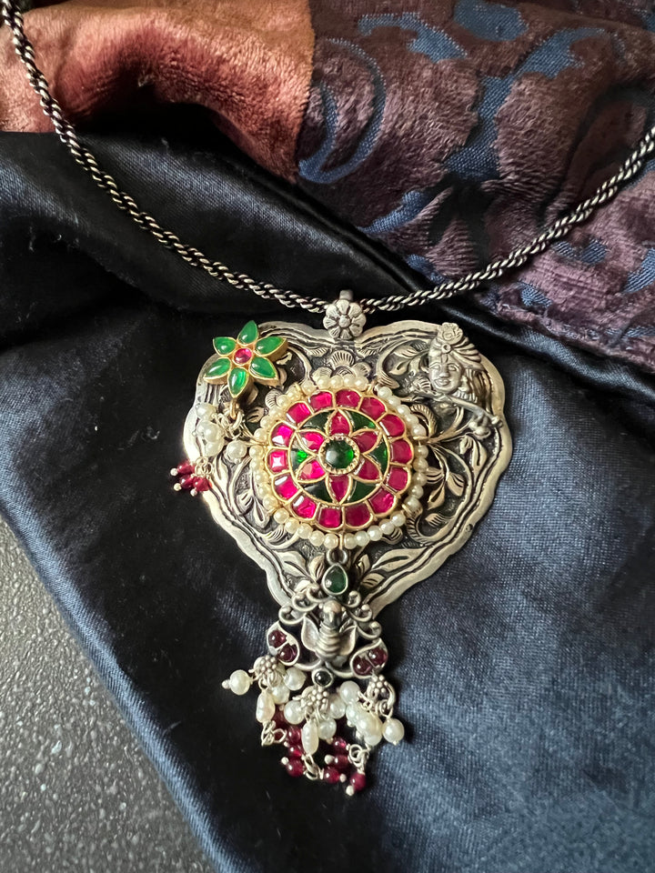 Pure 925 Silver Hasli Necklace