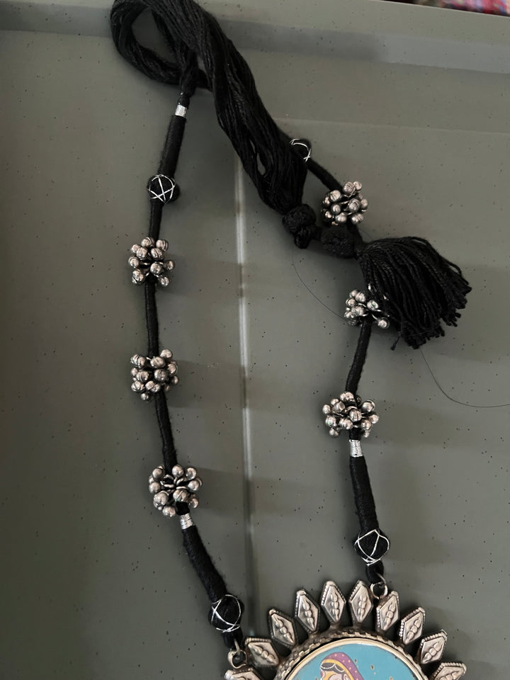 Statement Tribal Handpainted Necklace