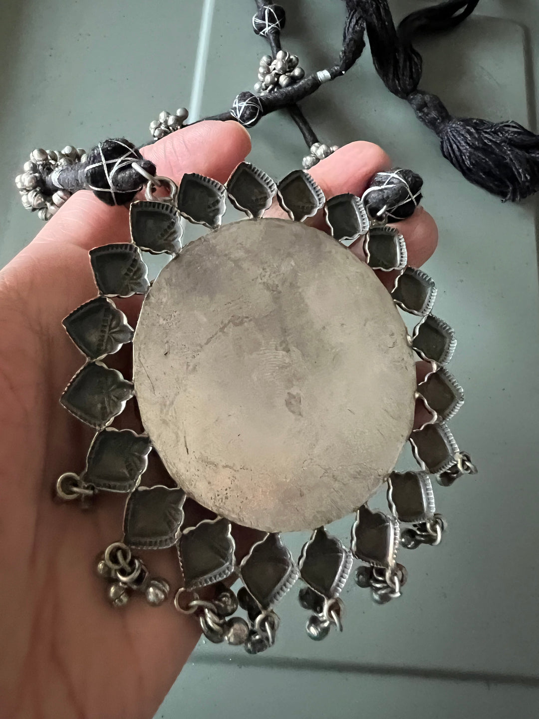 Statement Tribal Handpainted Necklace