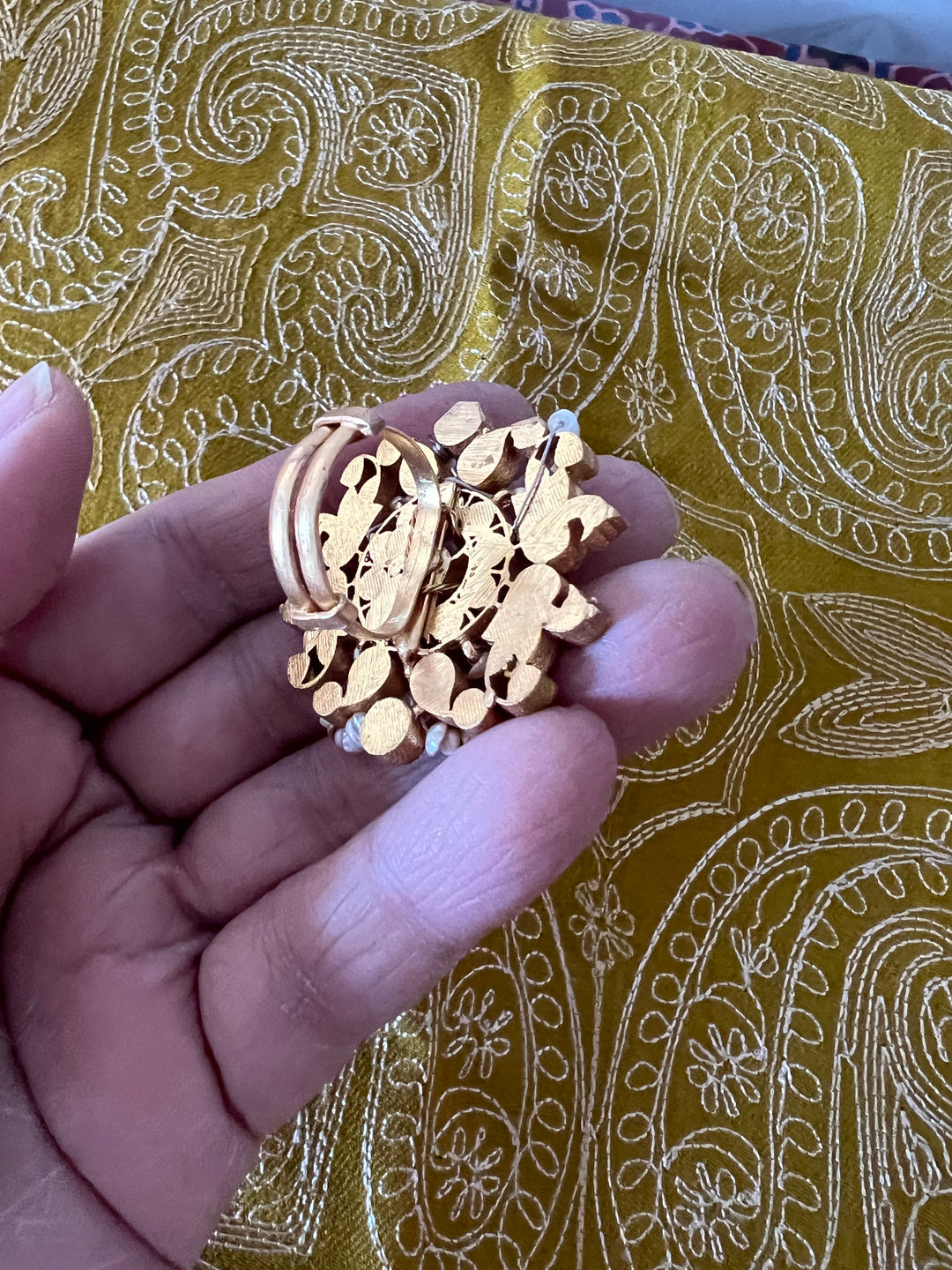 Jadau Kundan and Pearls Ring