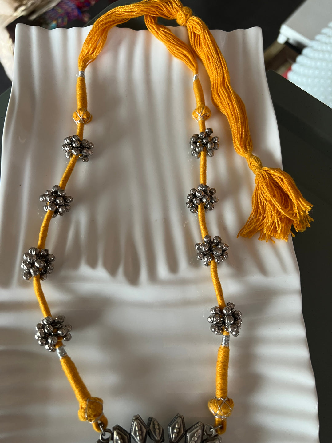 Statement Tribal Handpainted Necklace