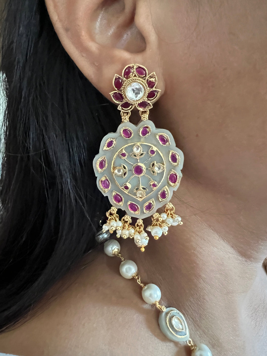 Exquisite Fusion Pendant Necklace Set - A Masterpiece of Elegance