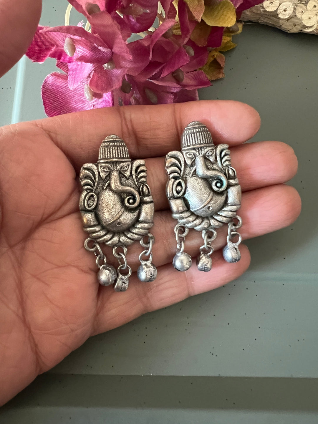 Ganpati Earrings