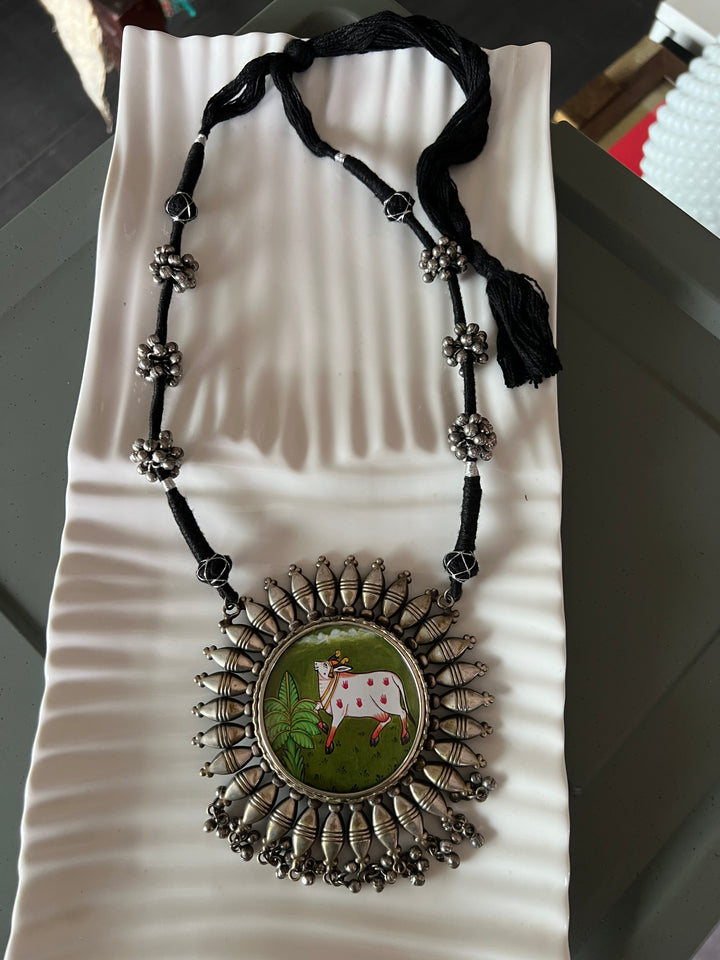 Statement Tribal Handpainted Necklace
