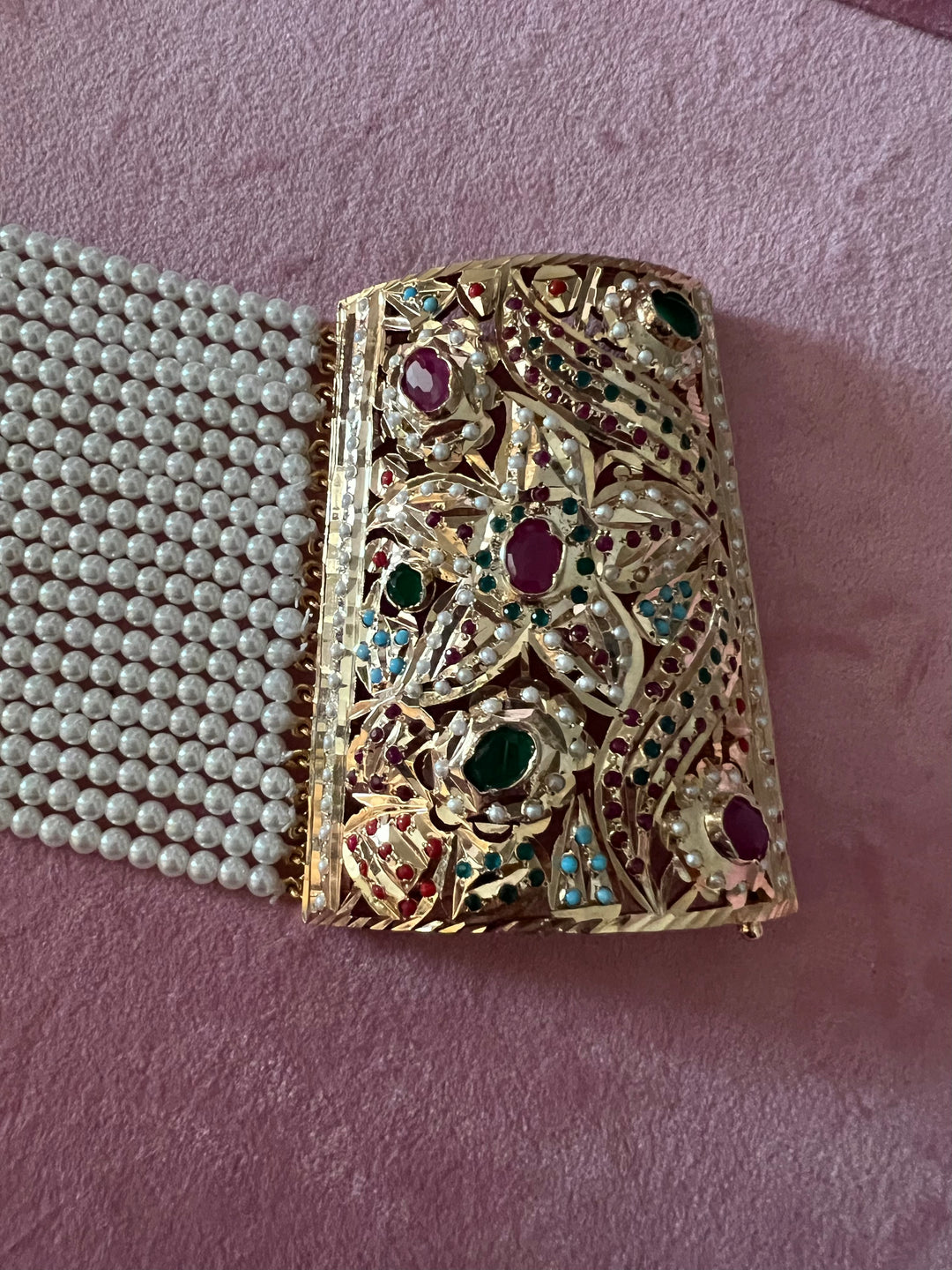 Bridal Elegance: Designer Premium Quality One-of-a-Kind Wedding Bracelet (High Finish)