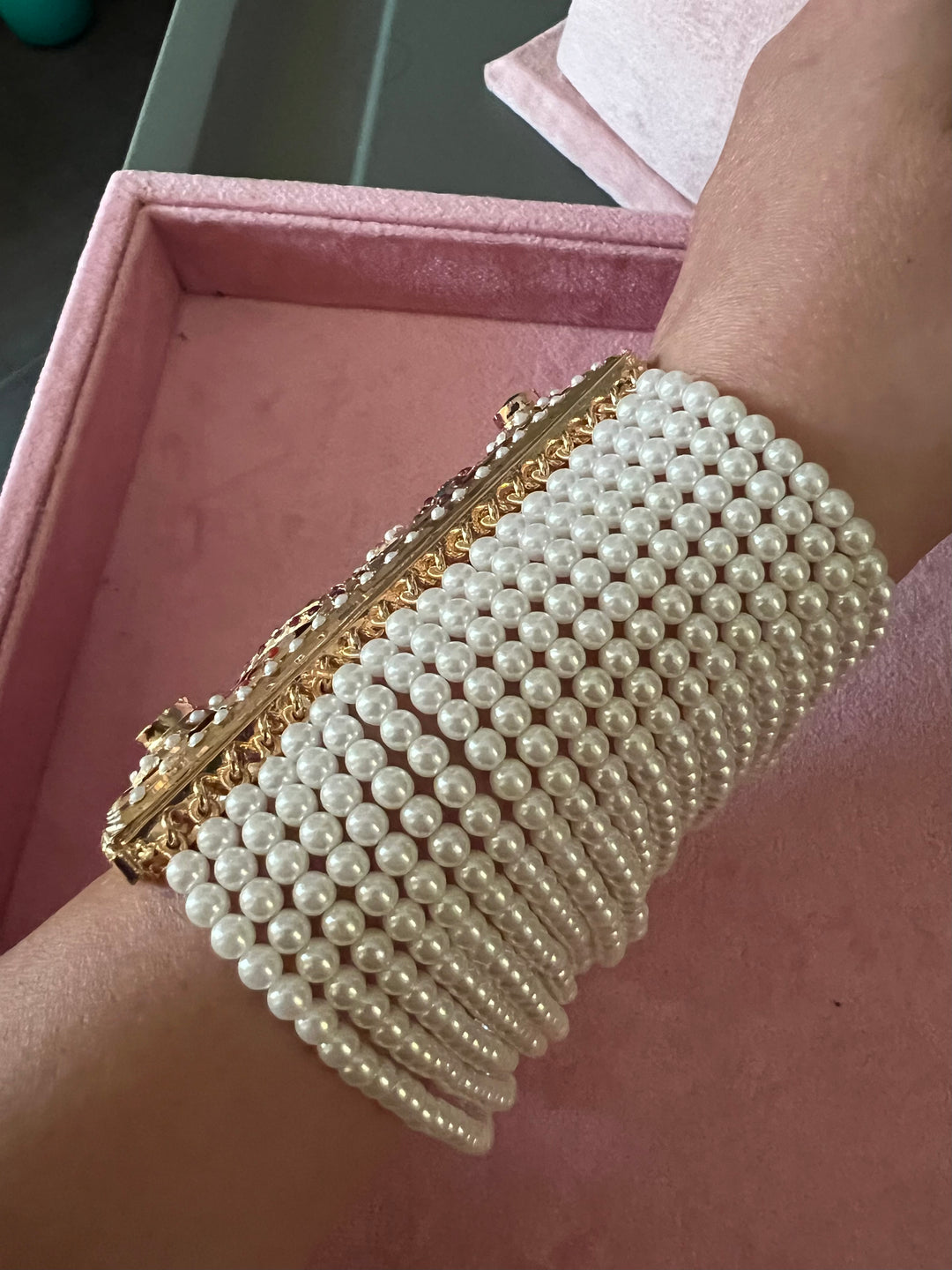 Bridal Elegance: Designer Premium Quality One-of-a-Kind Wedding Bracelet (High Finish)