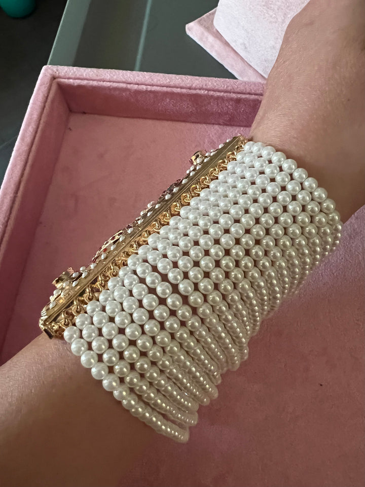 Bridal Elegance: Designer Premium Quality One-of-a-Kind Wedding Bracelet (High Finish)